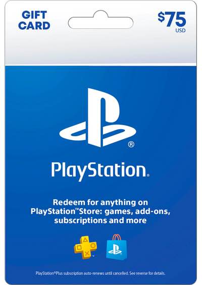 $75 PlayStation Store Gift Card (75 USD PSN Card)