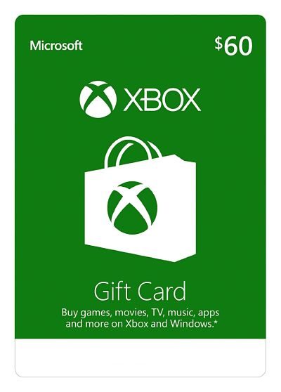 Xbox Live Gift Card $60