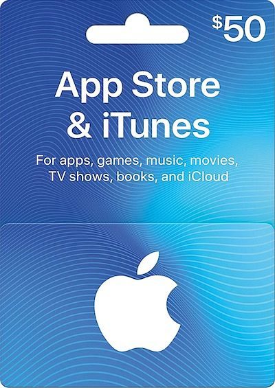iTunes $50 USD Gift Card