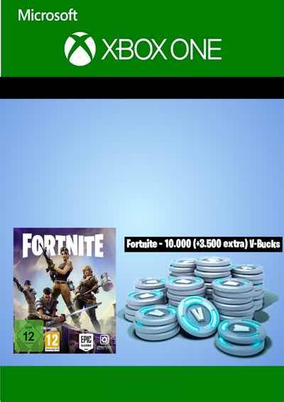 Fortnite - 10,000 (+3,500 Bonus) V-Bucks