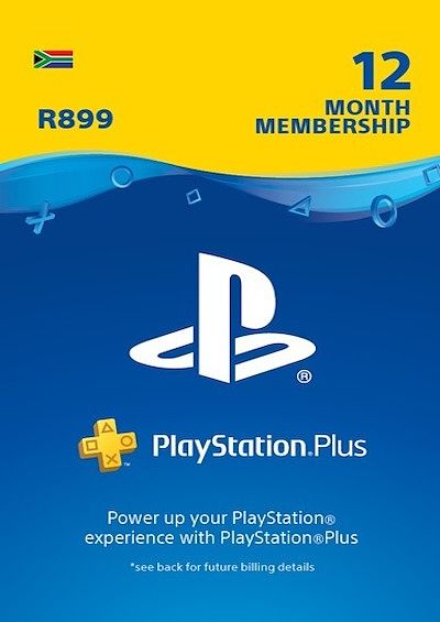 PLAYSTATION PLUS 12 MONTHS MEMBERSHIP ZA (South Africa)
