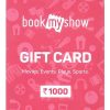 BookMyShow Rs. 1000