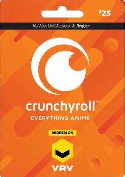 Crunchyroll on VRV Gift Cards