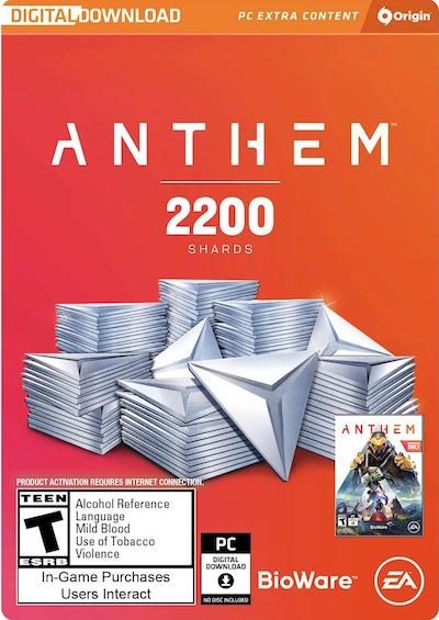 Anthem 2200 Shards Pack - PC