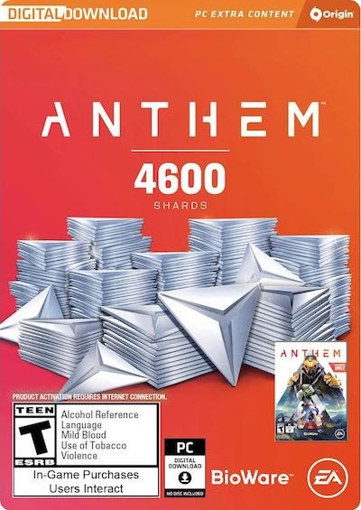 Anthem 4600 Shards Pack - PC