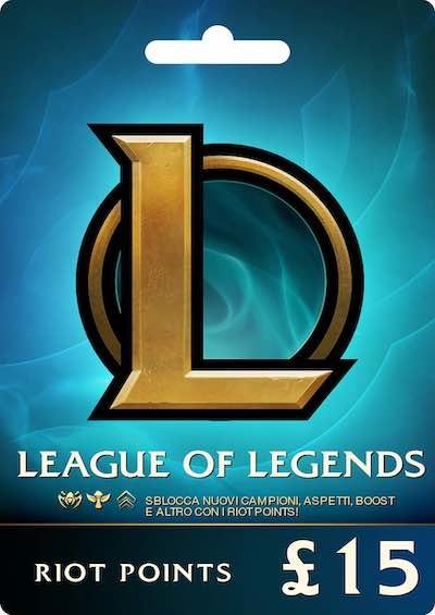League of Legends £15 GBP Prepaid Gift Card - 2330 Riot Points