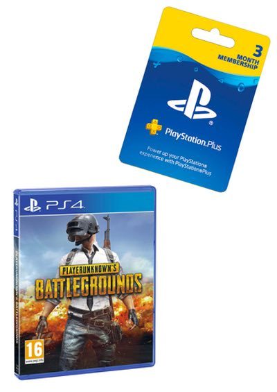 Udfordring Hummingbird diagram PUBG PS4 with 3 Months PS Plus Membership e2zSTORE