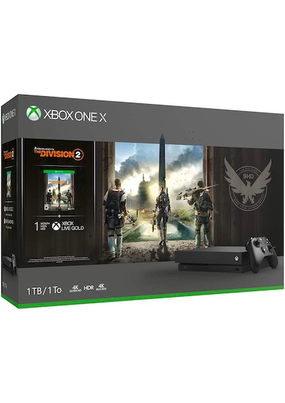 Microsoft Xbox One X 1TB Console – Tom Clancy’s the Division 2 Bundle ...