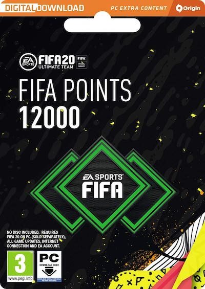 FIFA 20 Ultimate Team 12000 FUT Points PC