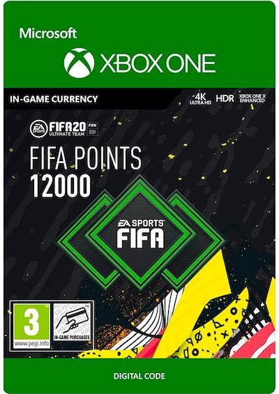 FIFA 20 Ultimate Team 12000 FUT Points XBOX One