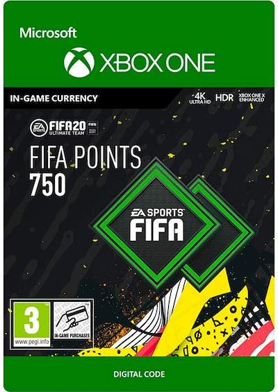 FIFA 20 Ultimate Team 750 FUT Points XBOX One