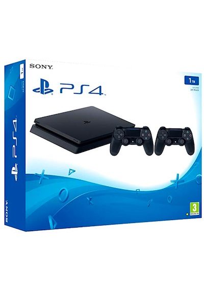 Sony PlayStation 4 PS4 1TB Slim Console with Extra DualShock Controller