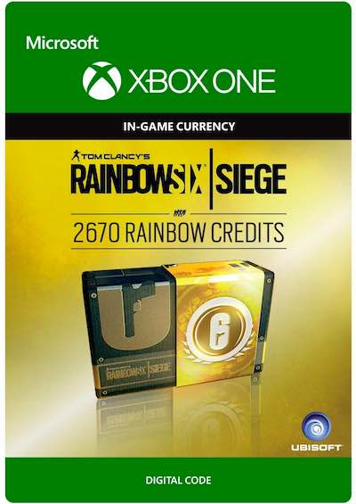 Tom Clancy's Rainbow Six Siege Currency pack 2670 Rainbow credits XBOX One