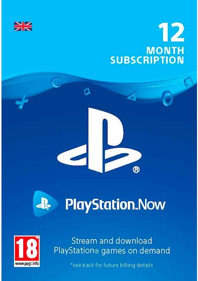 PlayStation Now 12 Month Subscription (UK)