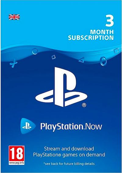 PlayStation Now 3 Month Subscription (UK)