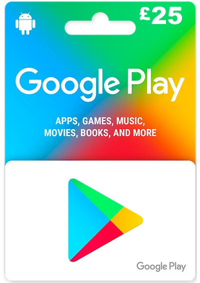 Google Play Gift Card £25 UK