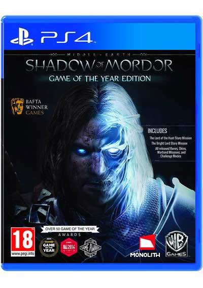 Middle - Earth Shadow of Mordor Game of the Year Edition PS4