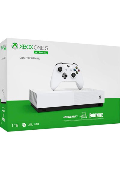 Xbox One S 1TB All-Digital Edition Console (Disc-free Gaming)