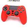 Firefly Silicone Cover PS4 - Candy Red