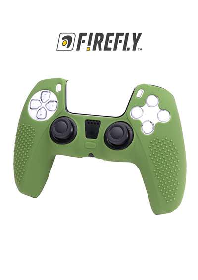 Firefly Silicone Cover PS5 - Avocado Green Dotted