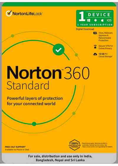 Norton 360 Standard (1 Device 1 Year)