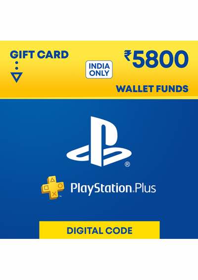 Rs. 5800 PlayStation Store (Gift Card / Wallet Top-up)