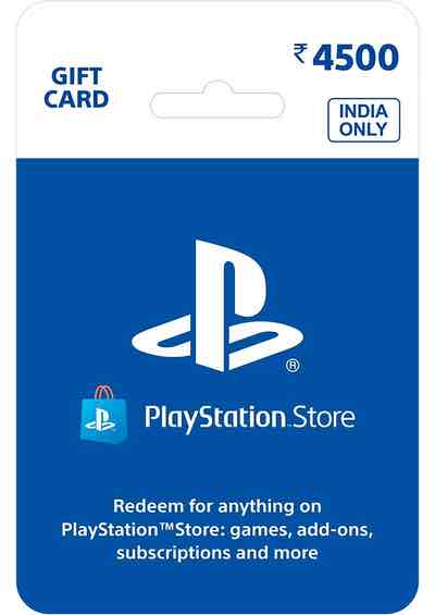 PlayStation network Wallet top up 4500 (PS4 & PS5)