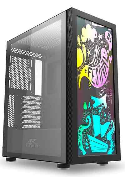 Ant Esports Chassis DK 210 Graffiti Mid Tower Cabinet