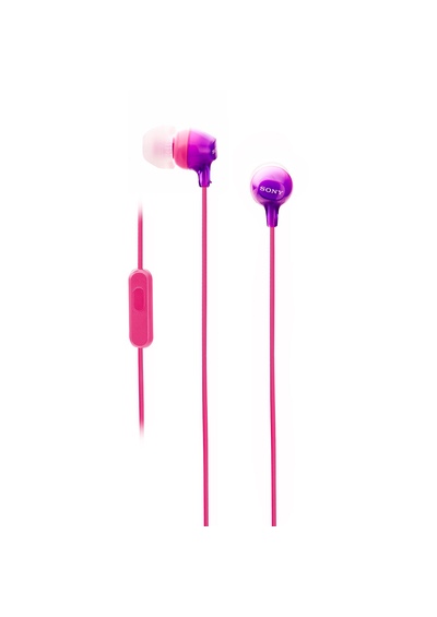 Sony MDR-EX15AP EX In-Ear Wired Stereo Headphones with Mic (Violet)