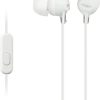 Sony MDR-EX15AP EX In-Ear Wired Stereo Headphones with Mic (White)