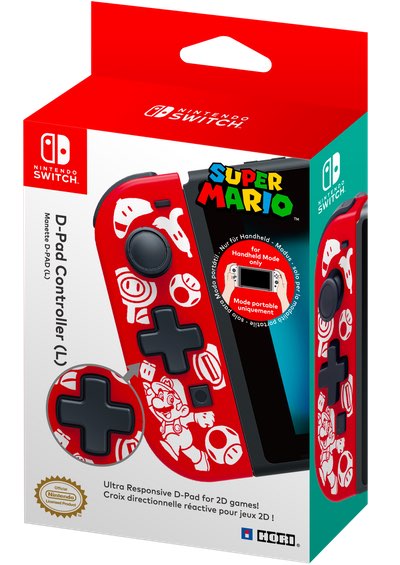 HORI D-Pad Controller (L) (Super Mario) Nintendo Switch