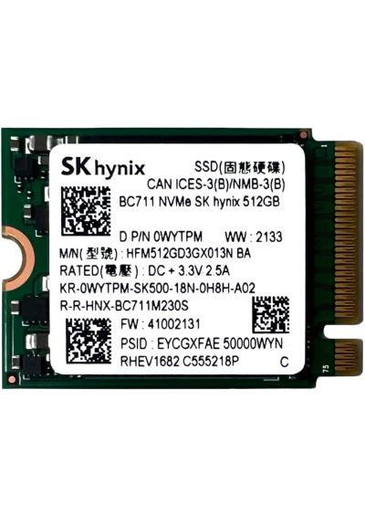 SK Hynix BC711 M.2 2230 NVMe 512GB SSD